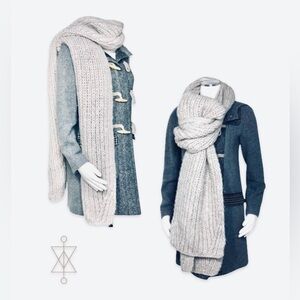 Rare‼️J. Crew Rare Oversized 100% Wool Warm Scarf